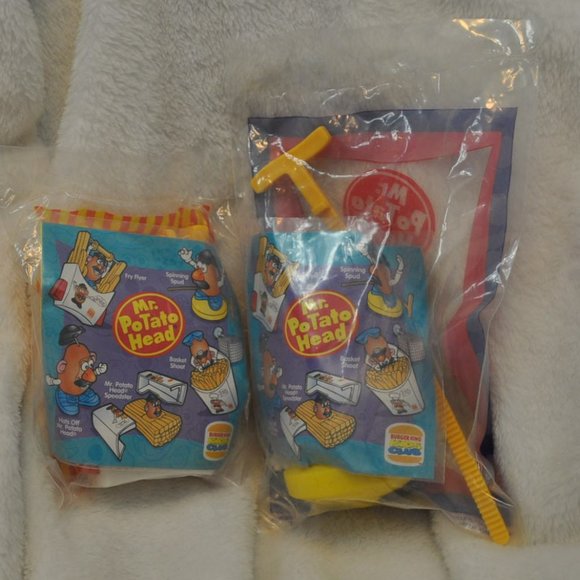 Mr. Potato Head 1998 Burger King kids meal toys MIP lot of 2 - Picture 2 of 5